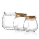 Glass Yogurt Pudding Jars Factory - Wholesale Round with Cork Lid Screen-Printed