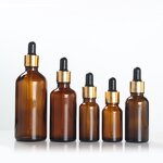 Essential Oil Dropper Bottle Factory - Wholesale Round Amber Glass for Serum
