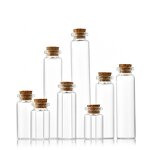 Glass Vials Supplier - Wholesale Mini with Cork Stopper for Screen Printing