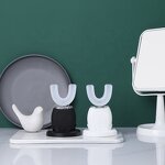 Electric Toothbrush Manufacturer - OEM/ODM U Shape Ultrasonic Soft Silicone Whitening