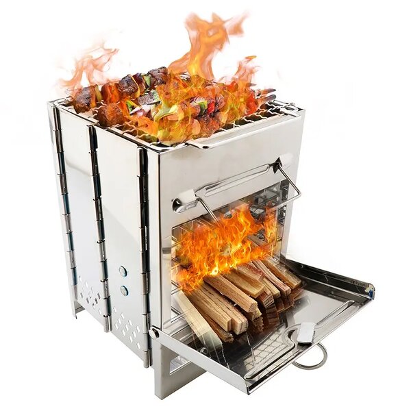 Camping Stove Manufacturer - OEM/ODM Folding Wood Burning Stainless Steel Stove