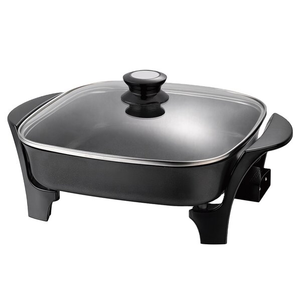 Electric Skillet Manufacturer - OEM/ODM Square Mini Electric Frying Pizza Pan