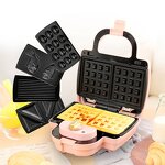 Sandwich Maker Manufacturer - OEM/ODM 9 in 1 Detachable with Donut Egg Tart Plate