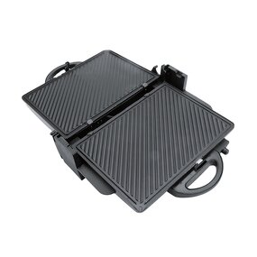 Panini Maker Grill Manufacturer - OEM/ODM 180 Degree Opening 4 Slice Contact Grill