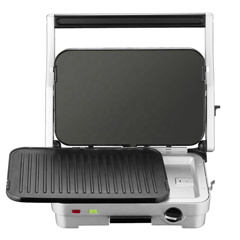 Contact Grill Manufacturer - OEM/ODM Detachable 180 Degree Open 2 Side Grill