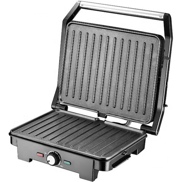 Panini Press Grill Manufacturer - OEM/ODM 180 Degree 220W 4 Slice Detachable Grill