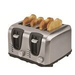 Bread Toaster Manufacturer - OEM/ODM 4 Slice Deep Slot Electric Toaster