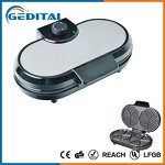 Waffle Maker Manufacturer - OEM/ODM 2 Slice Electric Flower Shape Waffle Maker