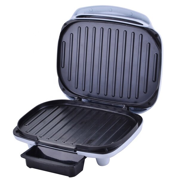 Panini Grill Maker Manufacturer - OEM/ODM Hot Sale with Oil Storage Press Grill