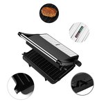 Contact Grill Manufacturer - OEM/ODM Non Stick 1000W Electric BBQ Panini Press