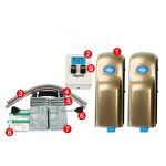 Electric Sliding Gate Operator Supplier - 24V Remote Control with Swing Roller