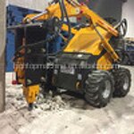Mini Skid Steer Loader Factory - HT-850 with Attachment China Supply
