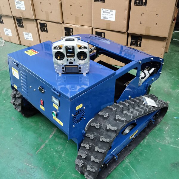 RC Gasoline Lawn Mower Supplier - 7.5hp with Tracks Remote Control