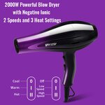 Hair Dryer Set Manufacturer - OEM/ODM 2000W 8 in 1 Ionic Home Travel Hair Dryer