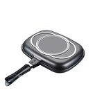 Frying Pan Manufacturer - OEM/ODM Nonstick Aluminum 36cm Double Fry Pan