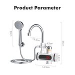 Hot Water Tap Manufacturer - OEM/ODM 3000w Instant Electric Heated Faucet with Shower