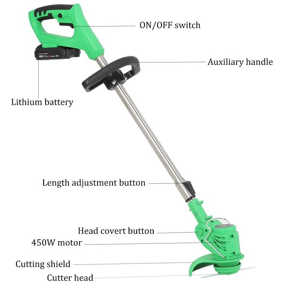 Lawn Mower Manufacturer - OEM/ODM 24v Lithium Battery Handheld Cordless Grass Cutter