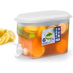 Cold Drink Dispenser Manufacturer - OEM/ODM 3.5L Refrigerator Cool Water Kettle with Faucet