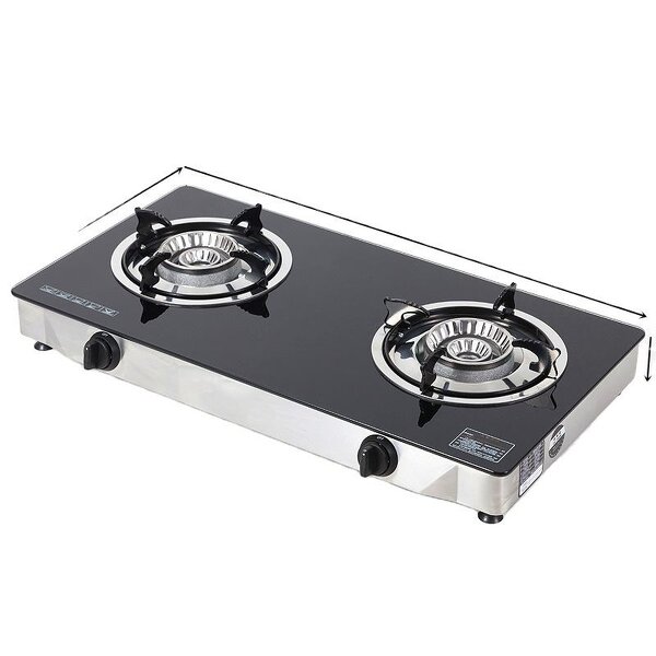 Gas Stove Manufacturer - OEM/ODM Stainless Steel 2 Burner LPG Hob Stove