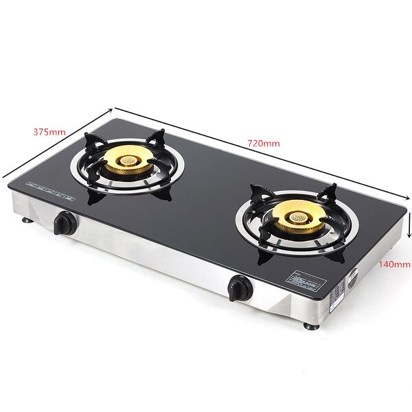 Gas Stove Manufacturer - OEM/ODM Stainless Steel 2 Burner Kitchen Cooker