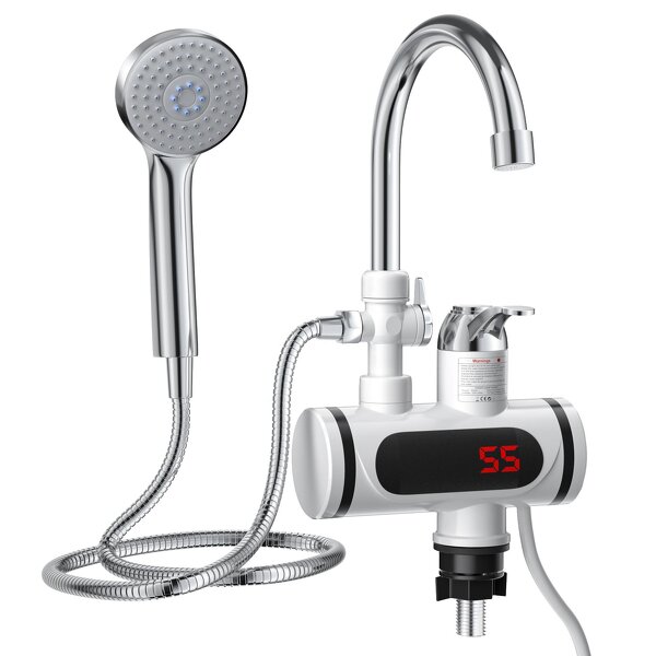 Hot Water Tap Manufacturer - OEM/ODM 3000w Instant Electric Heated Faucet with Shower