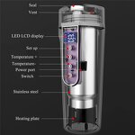 Electric Water Cup Manufacturer - OEM/ODM 500ml 12V/24V Car Heating LCD Cup
