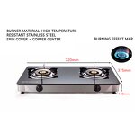 Gas Stove Manufacturer - OEM/ODM Stainless Steel 2 Burner LPG Hob Stove