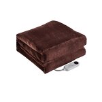 Electric Blanket Manufacturer - Wholesale 6 Timer Settings 220v Flannel Heated Throw