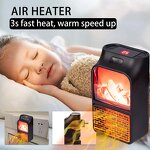 Electric Heater Manufacturer - Wholesale 500w Plug-in Low Watt Space Warm Air Heater