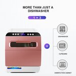 Small Dishwasher Manufacturer - OEM/ODM 1200w Compact Smart Auto Desktop Dishwasher