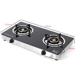 Gas Stove Manufacturer - OEM/ODM 2 Burner Table Gas Stove Cooktop Appliance