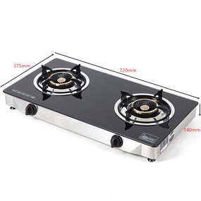 Gas Stove Manufacturer - OEM/ODM 2 Burner Table Gas Stove Cooktop Appliance