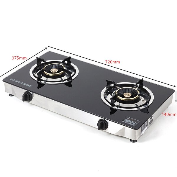 Gas Stove Manufacturer - OEM/ODM 2 Burner Table Gas Stove Cooktop Appliance