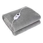 Electric Blanket Manufacturer - Wholesale 6 Timer Settings 220v Flannel Heated Throw