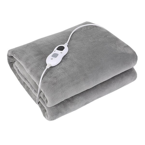 Electric Blanket Manufacturer - Wholesale 6 Timer Settings 220v Flannel Heated Throw