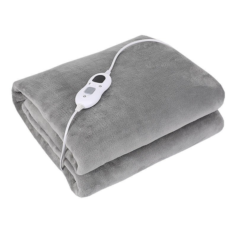 Electric Blanket Manufacturer - Wholesale 6 Timer Settings 220v Flannel Heated Throw