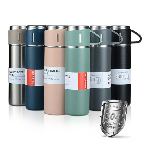 Thermos Bottle Manufacturer - OEM/ODM 500ml Portable 304 Stainless Steel Flask