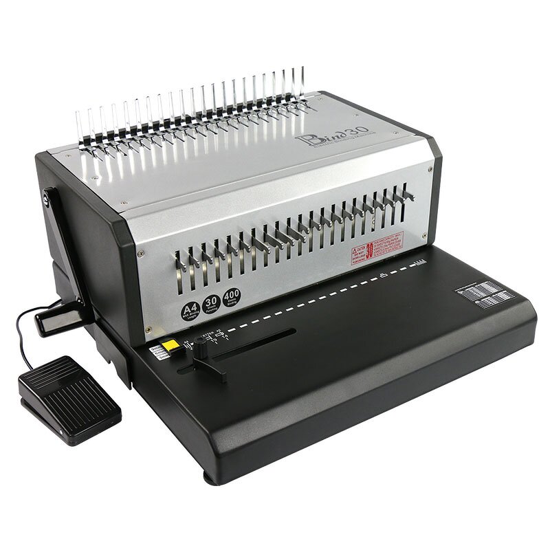 Comb Binding Machine Manufacturer - OEM/ODM EB-30 Electric 21 Holes Spiral Comb Binder