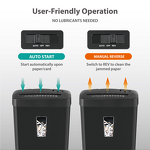 Paper Shredder Manufacturer - OEM/ODM CD222P Desktop 8 Sheet 13L Strip Cut Shredder