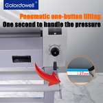 Cold Laminator Manufacturer - OEM/ODM DQ1600 Pneumatic Electric 1600mm Dual Use Laminator