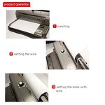 Wire Binding Machine Manufacturer - OEM/ODM WD-2006 Desktop 2:1 Manual Double Hands Binder