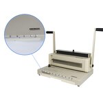 Spiral Wire Binding Machine Manufacturer - OEM/ODM F4 Size Heavy Duty 40 Holes Desk Binder