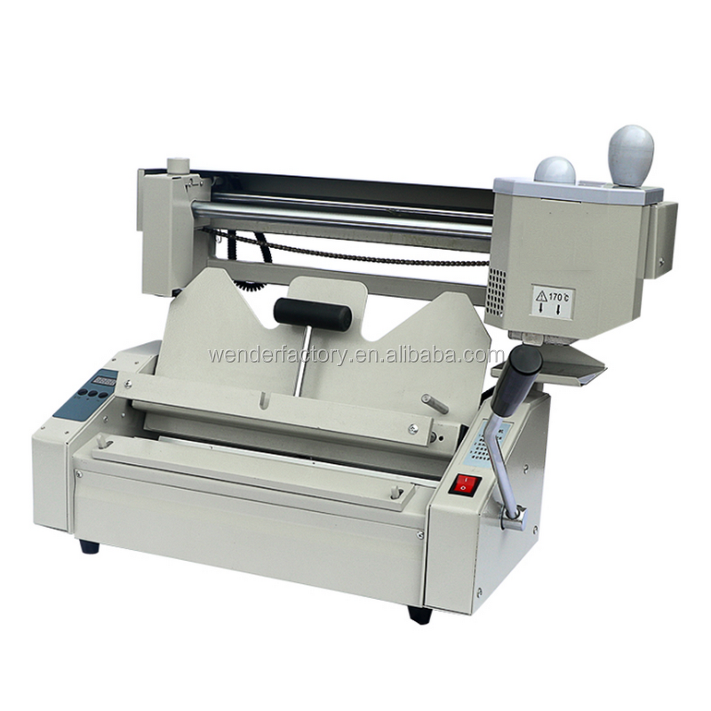 Glue Binding Machine Manufacturer - OEM/ODM WD-30 Desktop A4 Manual Electric Perfect Binder