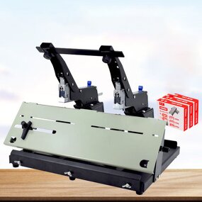 Stapler Machine Manufacturer - Factory Price Desktop Double Saddle Stitching Manual