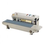 Heat Sealing Machine Manufacturer - Factory Price DFQC450 Pneumatic with Shrink Tunnel
