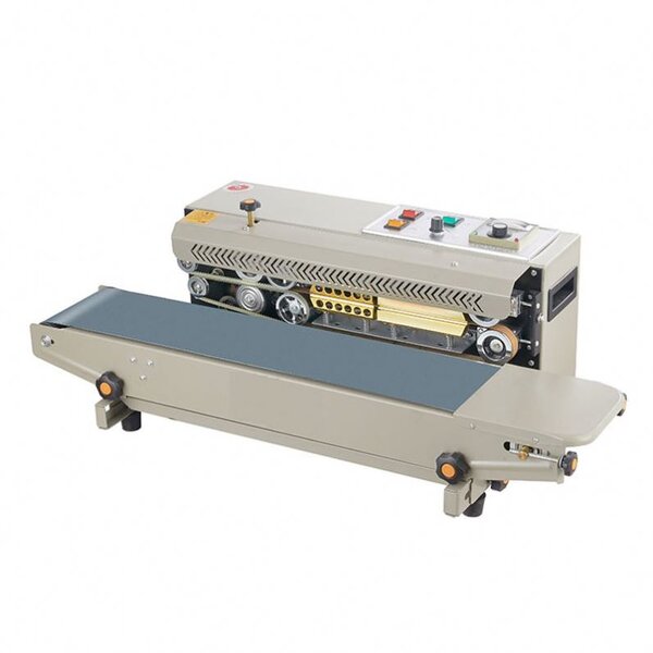 Heat Sealing Machine Manufacturer - Factory Price DFQC450 Pneumatic with Shrink Tunnel