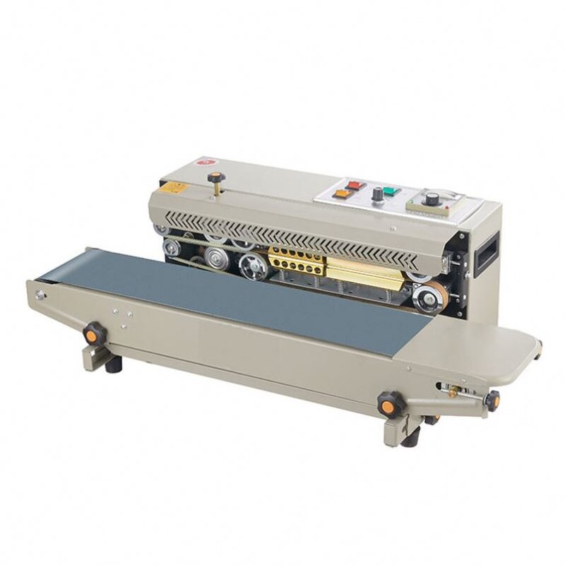 Heat Sealing Machine Manufacturer - Factory Price DFQC450 Pneumatic with Shrink Tunnel