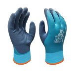 Winter Work Gloves Factory - Terry Warm Double Sandy Latex Dip