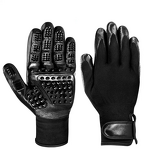 Pet Hair Remover Mitts Supplier - Polyester Anti-Chemical for Bathing