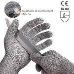 Cut Resistant Safety Gloves Factory - HPPE Level 5 for Kitchen Fishing